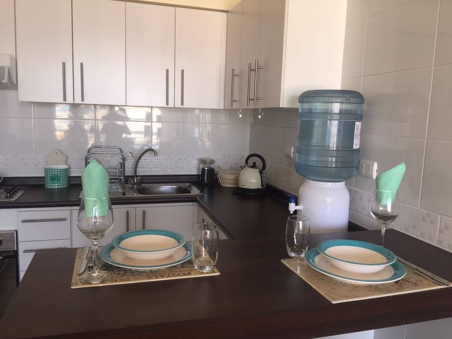 Cocina completamente equipada