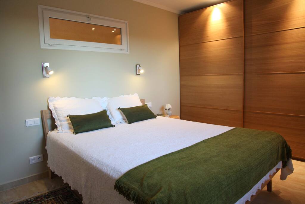 Bedroom with large closet