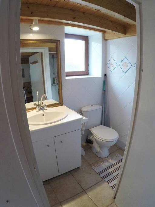 Salle de bain - lavabo - wc