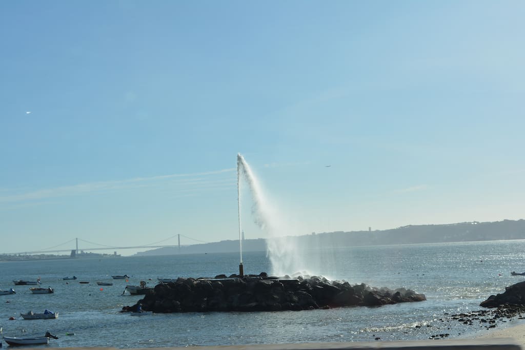 Tejo river and bridge