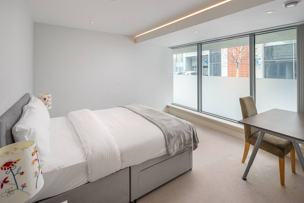 It has two spacious bedrooms...