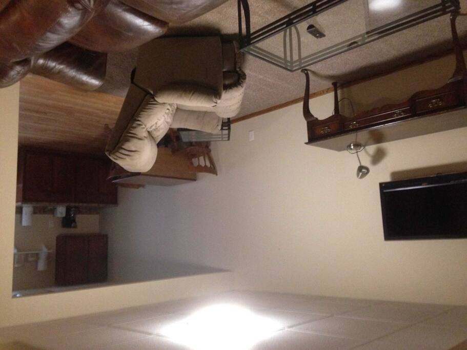 Living room upside down