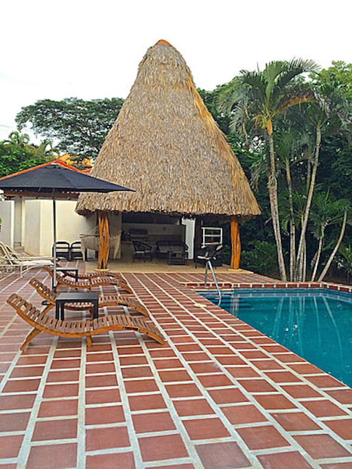 pool, palapa, patio,
