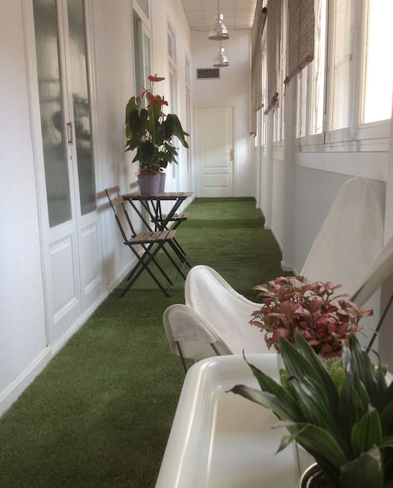 Galería a las habitaciones