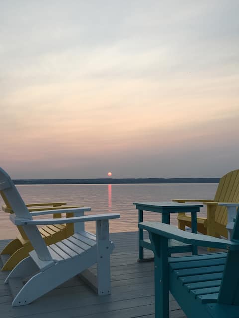 Sunset Beach on Seneca Lake