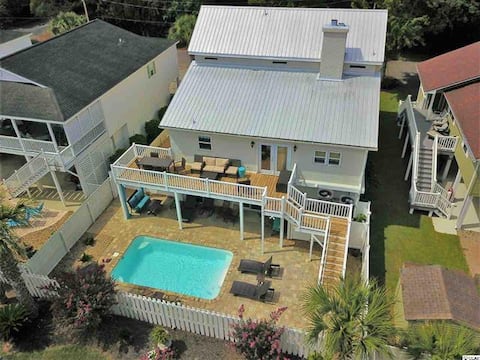 Marla J's-Private pool & only 3.5 blocks to beach!