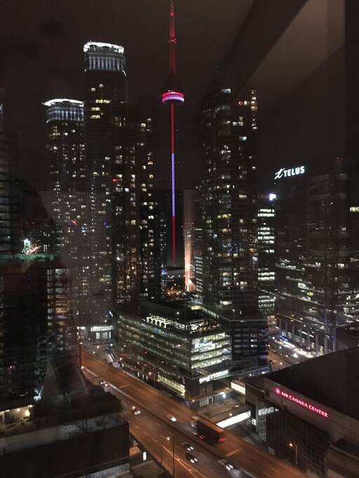 Beautiful view from the bedroom window.