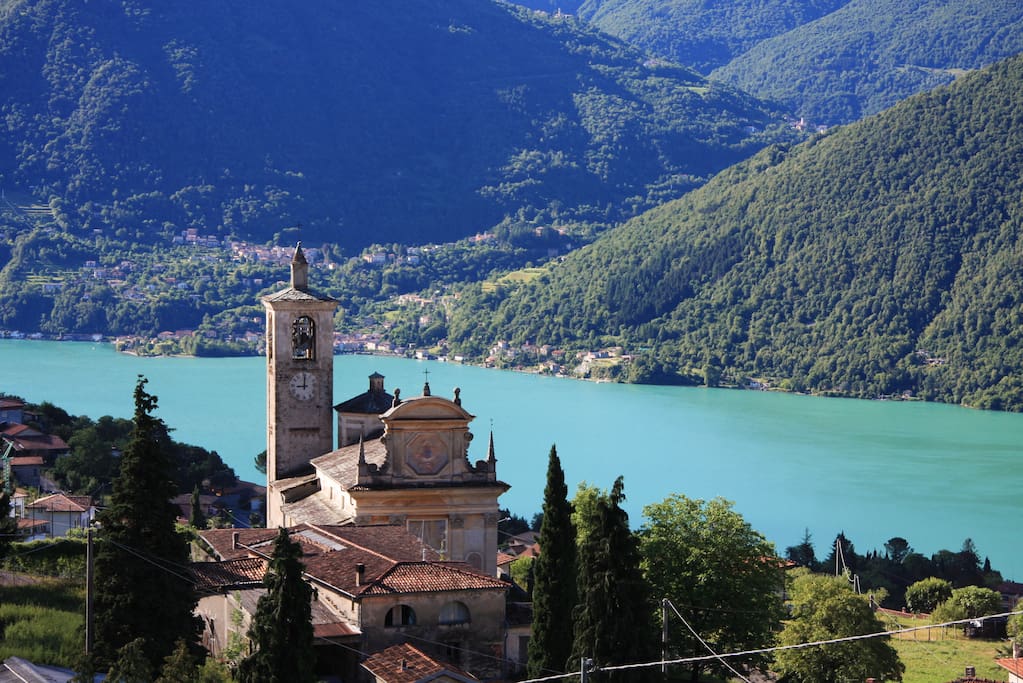 Valsolda eine malerische Gemeinde ueber dem Luganer See