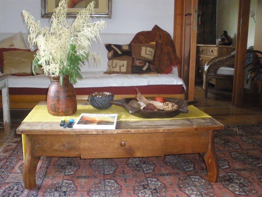 In your spacious living room you can rest