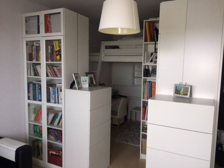 Bedroom and desk view!