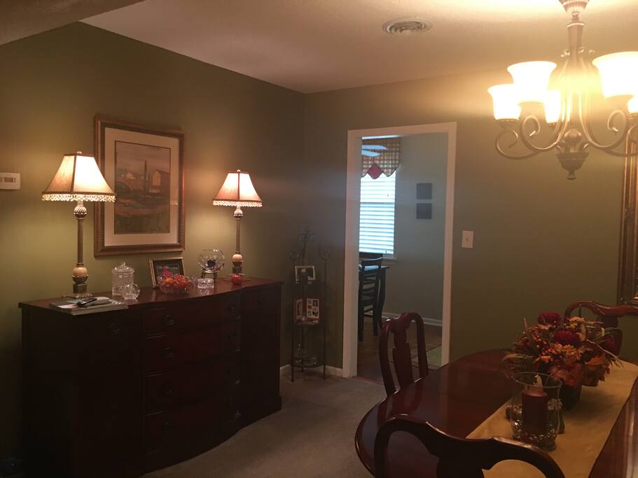 Formal dinning room.