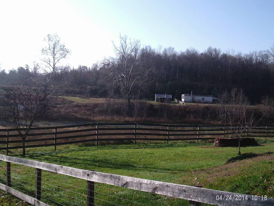 Field as seen from across the road.
