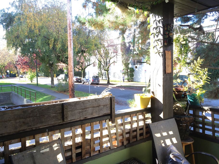 View from patio