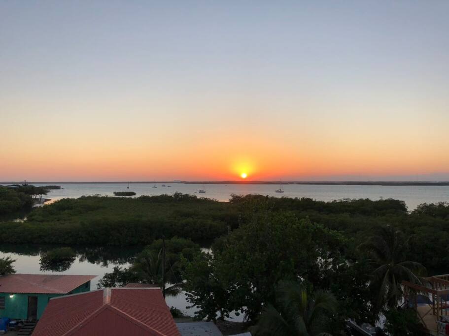 Sunset from the back porch