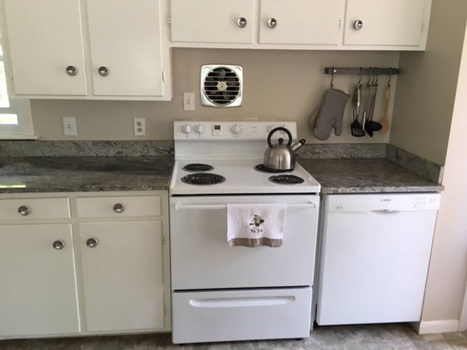 lots of space in the kitchen