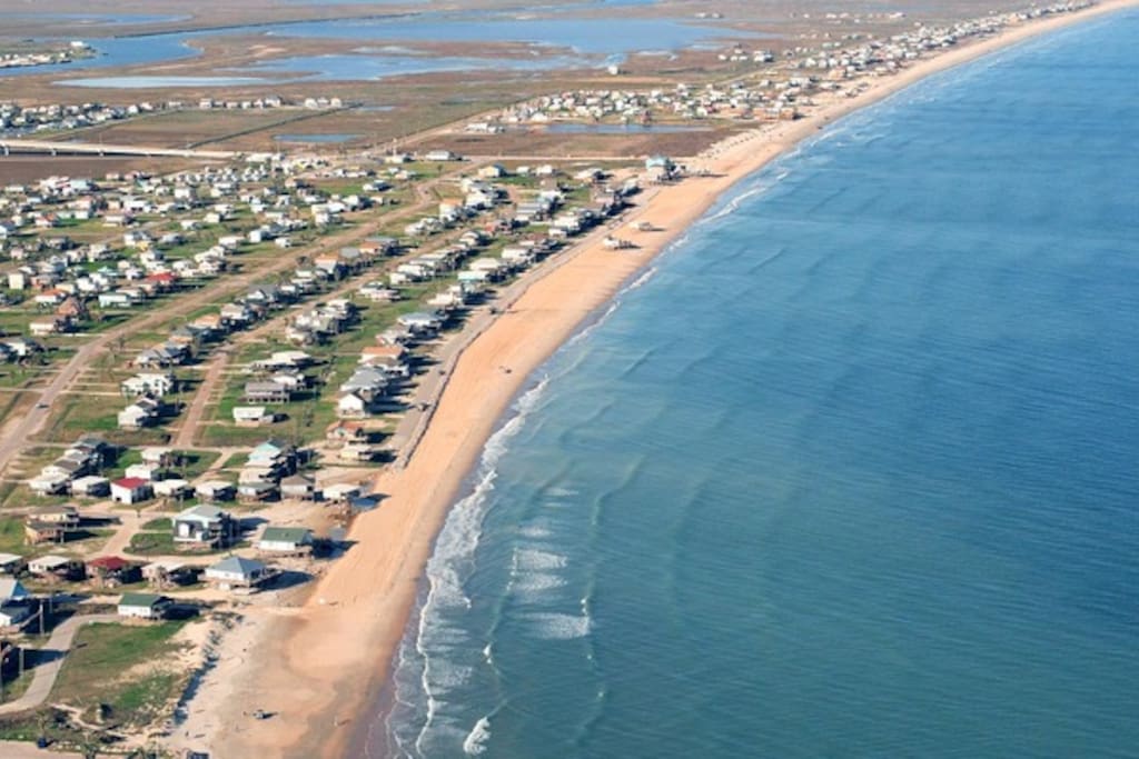 Surfside Beach from the sky.