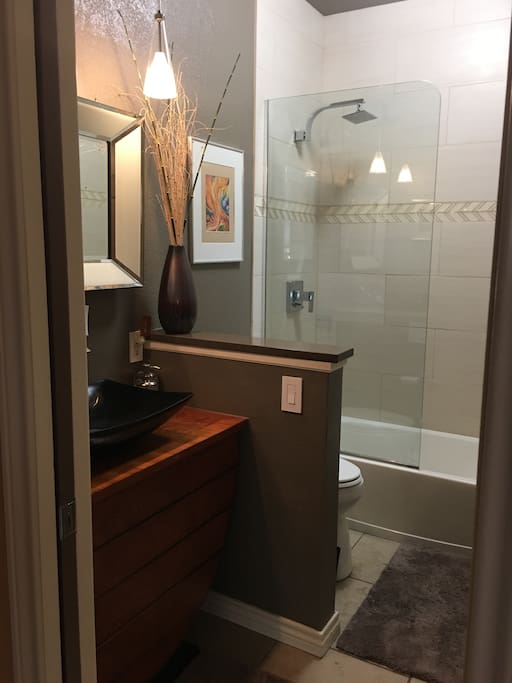 Private newly remodeled bathroom