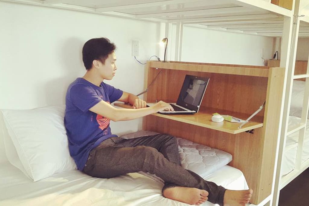 multi-functioned locker, comfortable bed