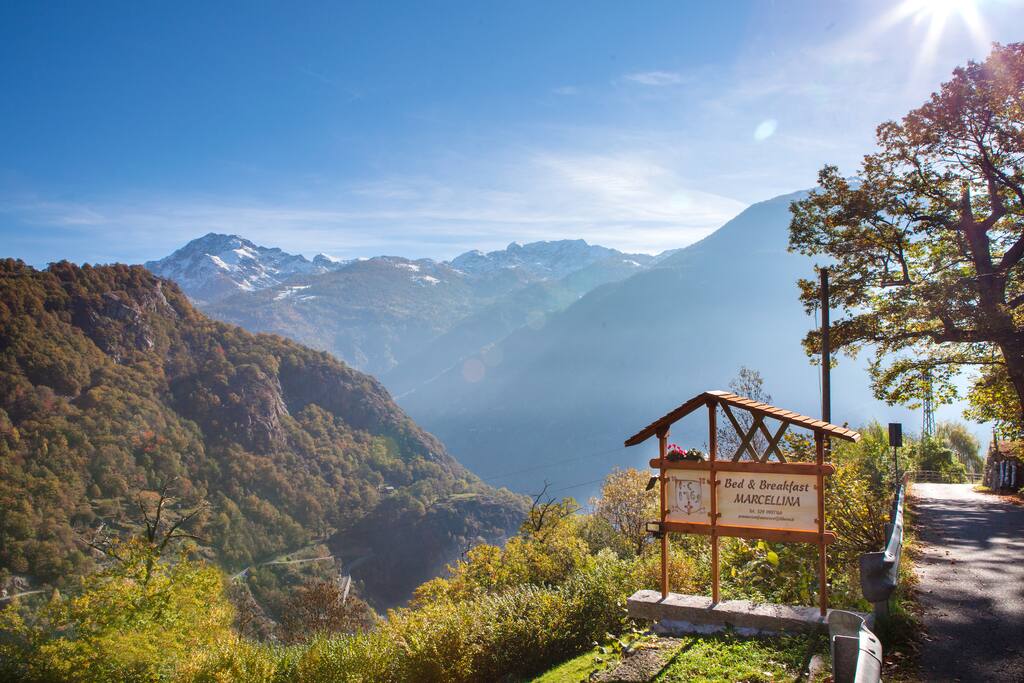 Vista montagna