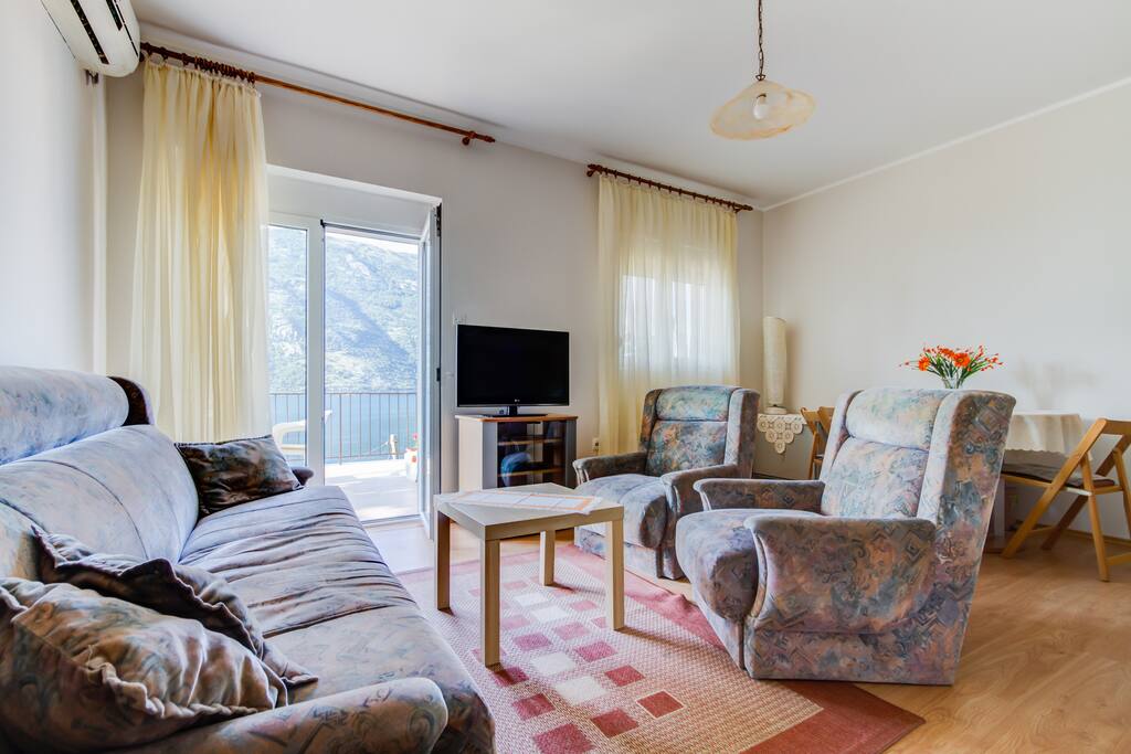 Living Room with Sea View