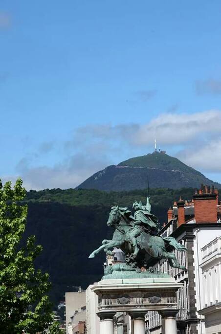 Le puy de dome est à 5minutes