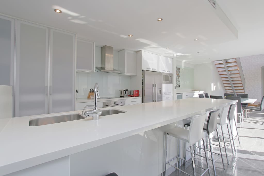 Gourmet kitchen which is fitted out with everything you require for a gourmet meal.