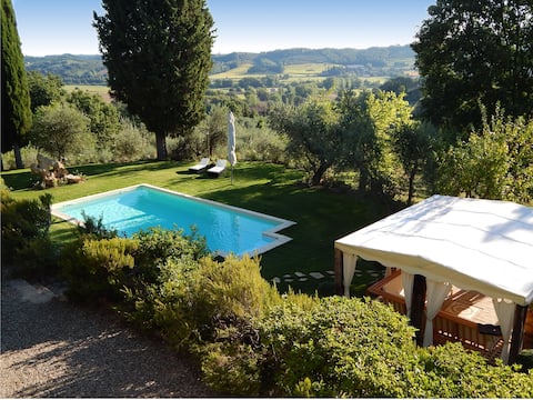 Country house pool, minispa to Siena,Montalcino