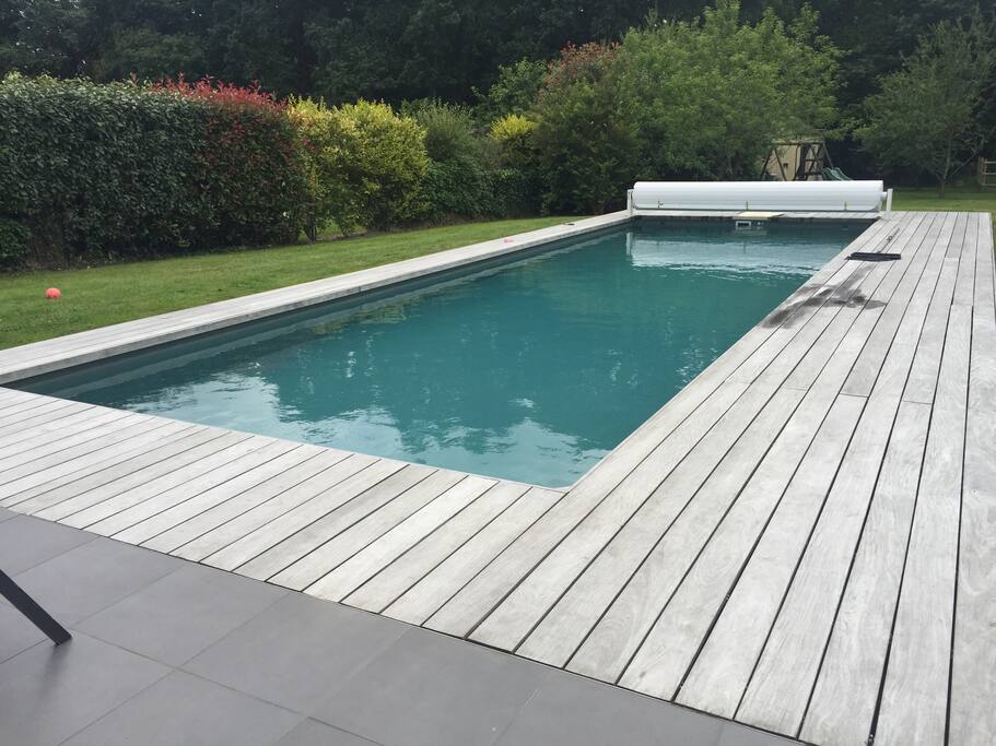 Piscine chauffée 4x 12 m.