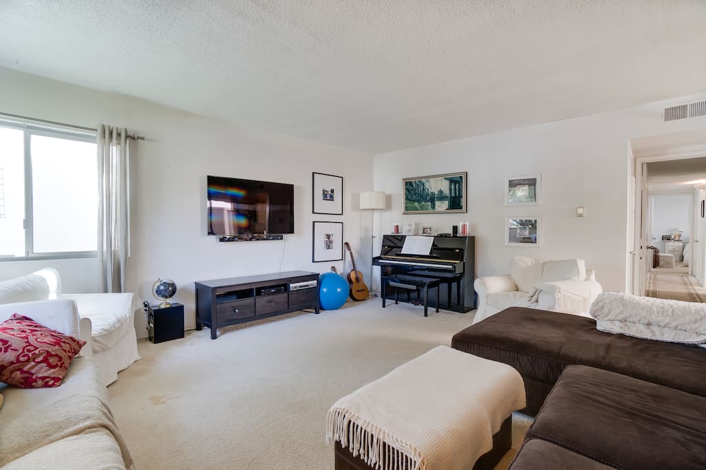 Living room from front door