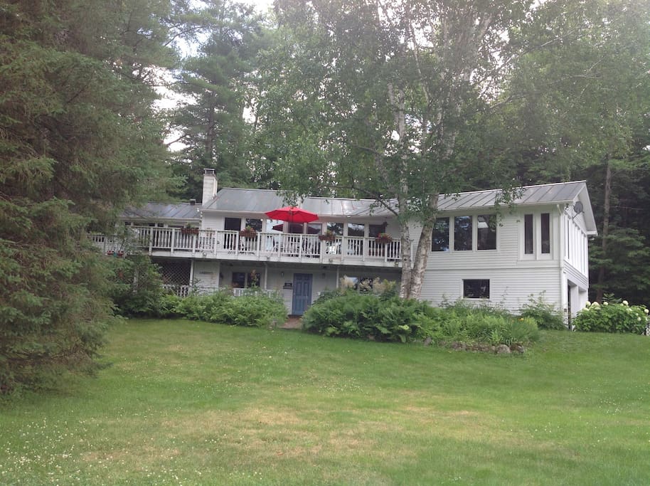 House and private front yard