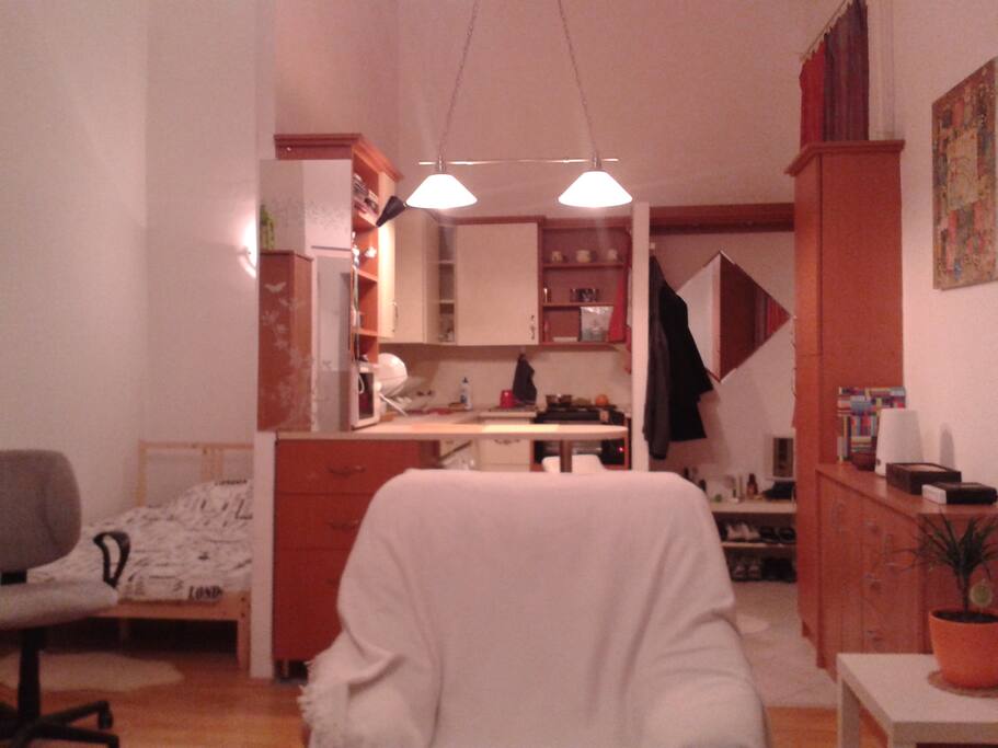 Studio from one side