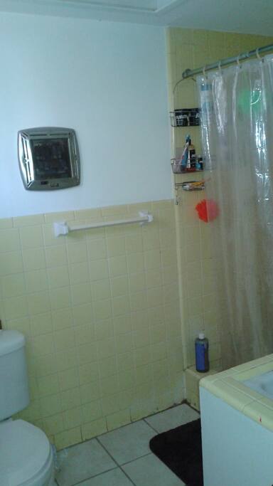 Attached, private bathroom