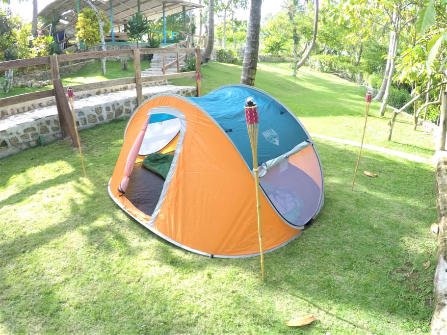 Tent for 2 people in the camping area
