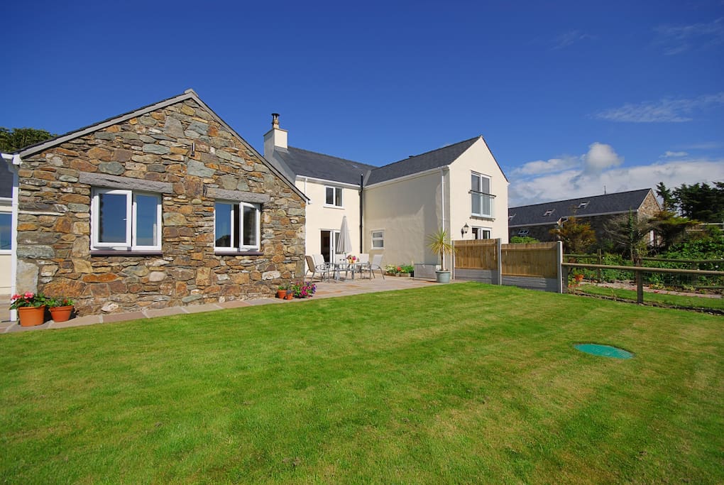 Large lawn outside