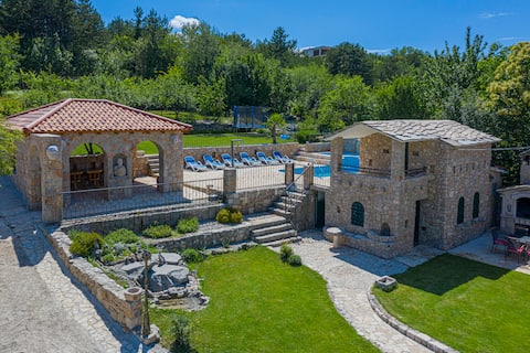 Villa Marchelina Grubine - Beautiful stone villa