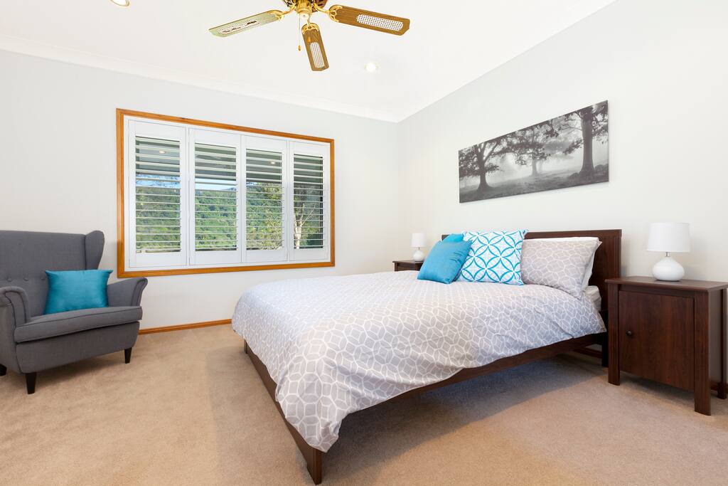 Bedroom with view of Foxground Valley