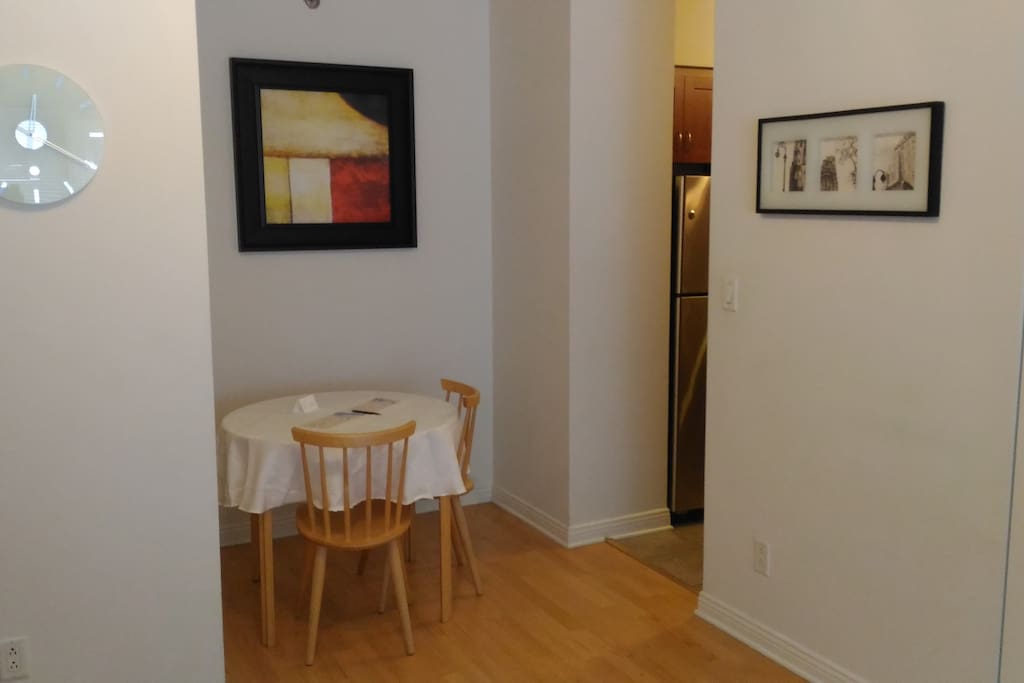 Dining table with chairs