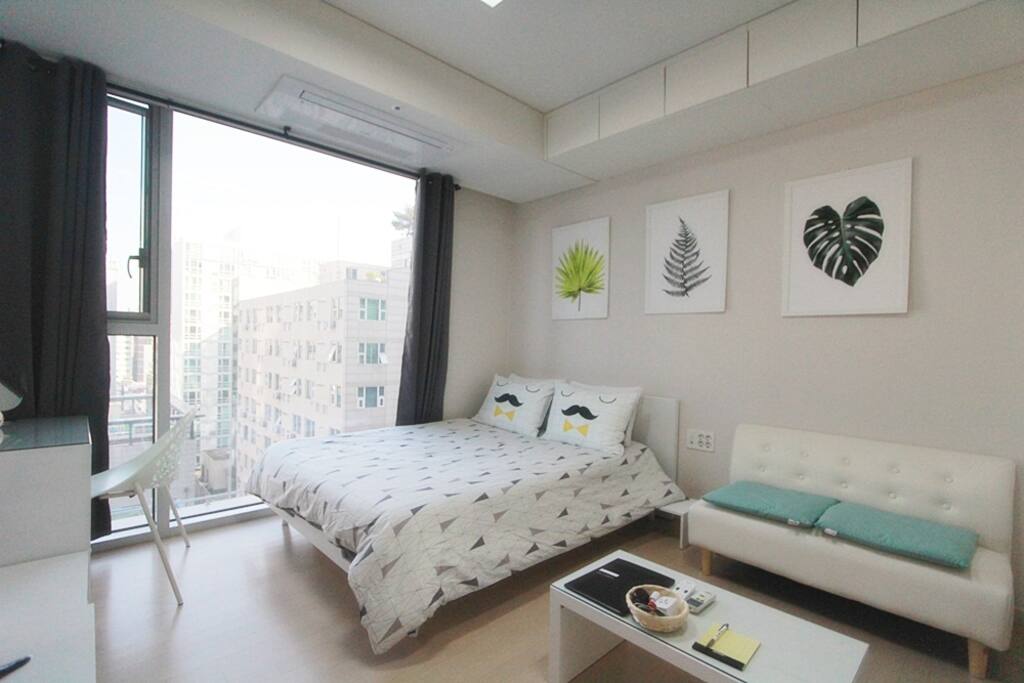 Warm bedroom area