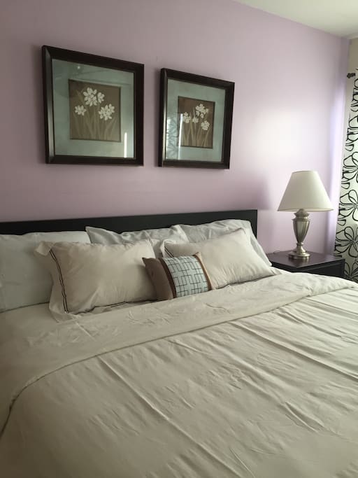 Room #1 : King size bed (sleeps up to 3)