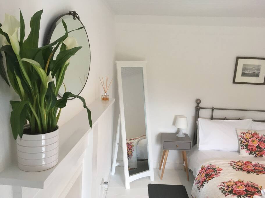 Bedroom greenery.