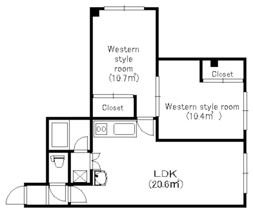 部屋の間取り