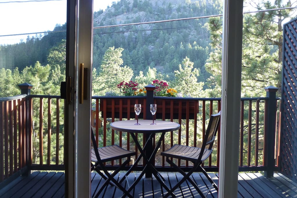 enjoy the view from the deck