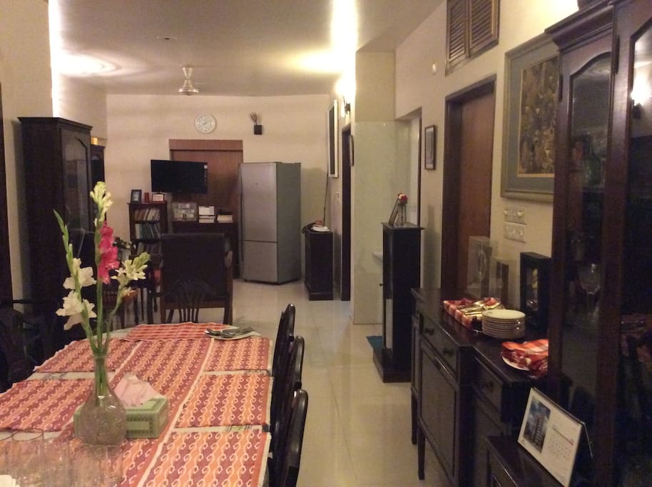 Dining and TV area