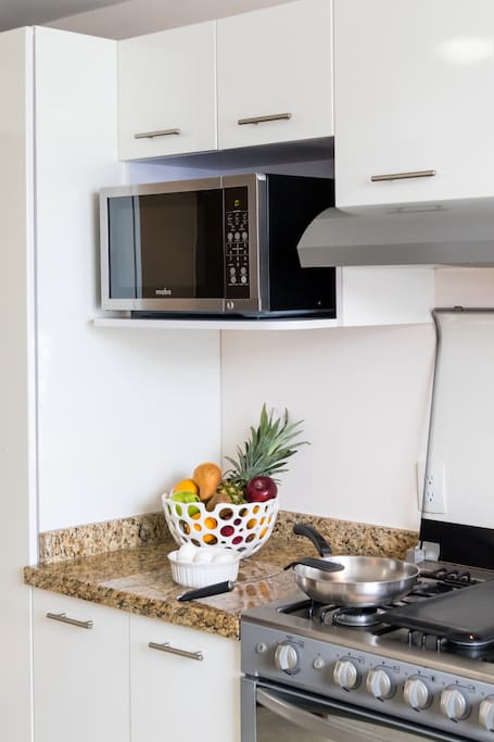 Fully equipped kitchen