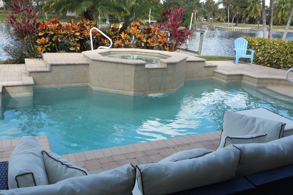 pool and spa