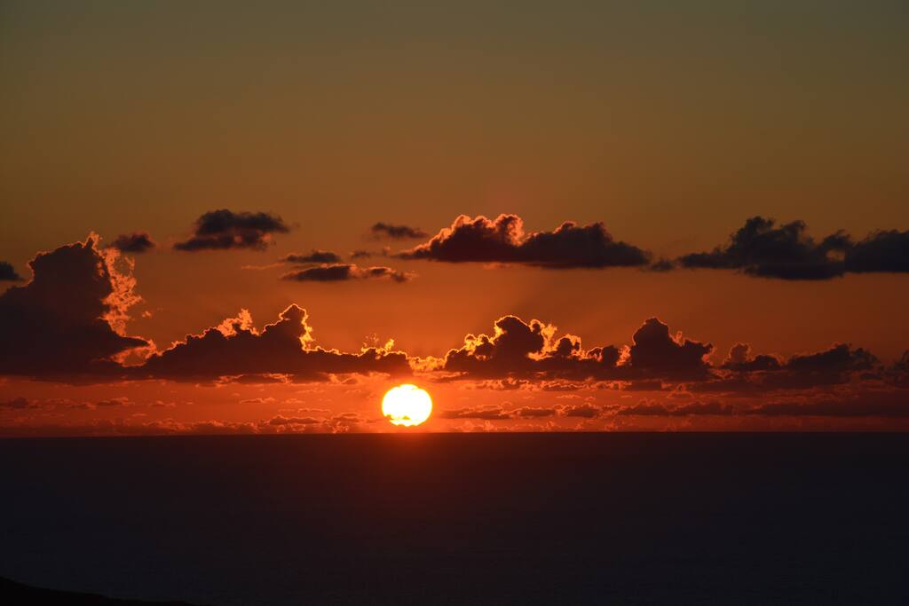 Tramonto visto da casa
