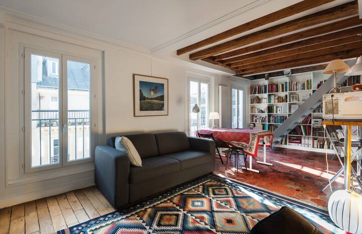 Bright apartment in Paris center