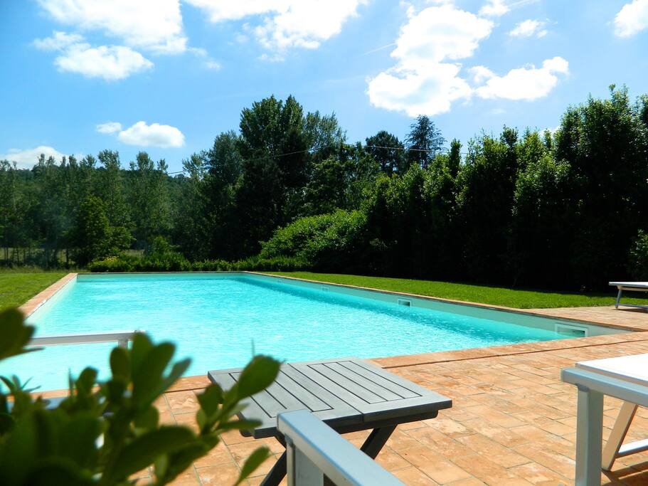 Vista della piscina ad uso esclusivo dei nostri ospiti