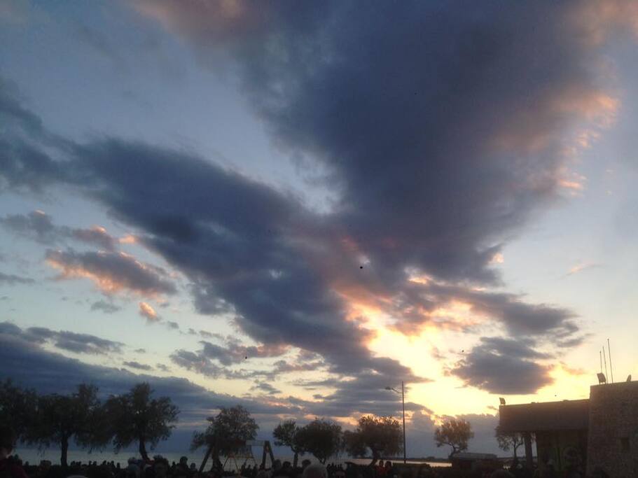 I colori di un tramonto nel Salento