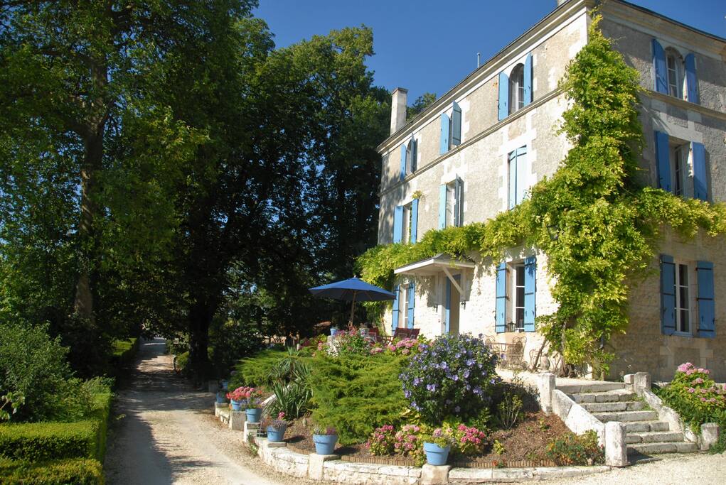driveway and front terrace